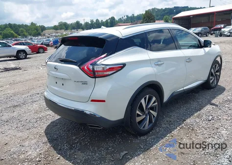 2016 Nissan Murano Platinum from USA, damaged, VIN 5N1AZ2MH9GN140160